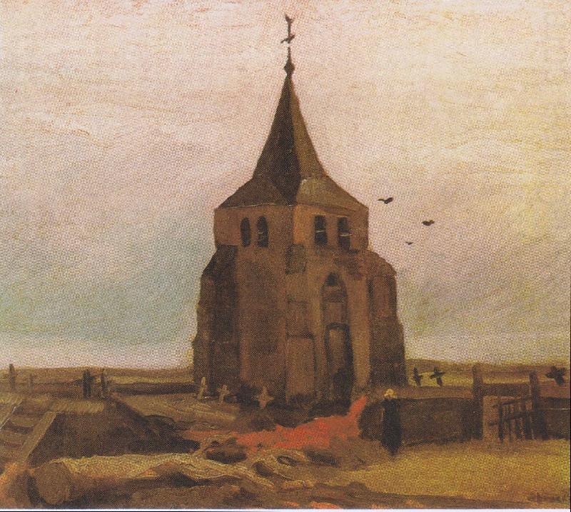 Vincent Van Gogh Old Church Tower at Nuenen china oil painting image
